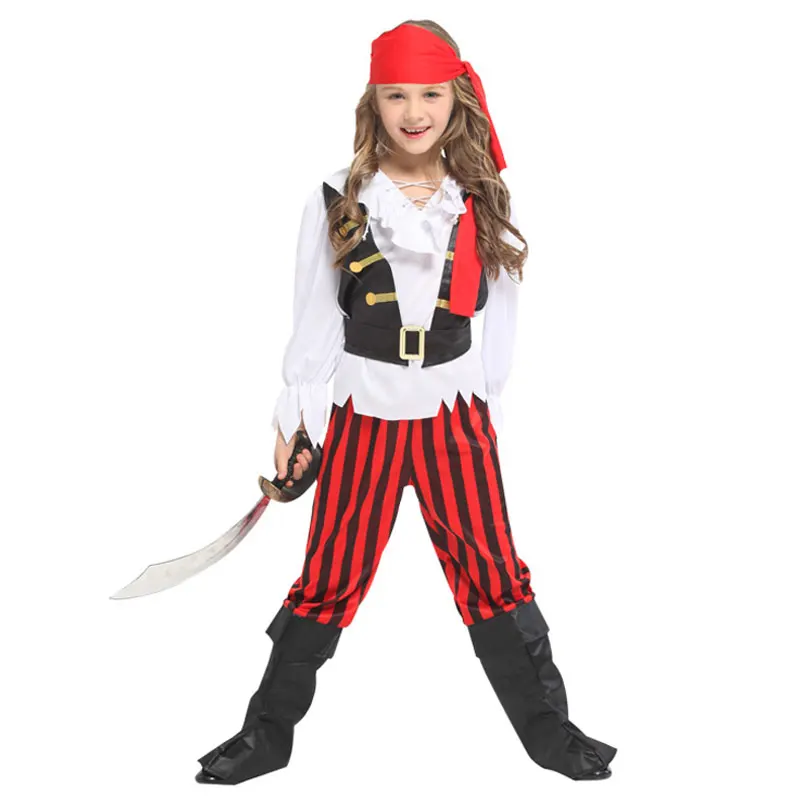 

Umorden Halloween Costumes for Girls Rebel Posh Pirate Costume Suit Party Carnival Dress Up for Girl Kids