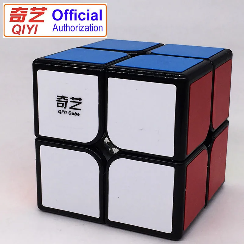 QIYI бренд Cube 2X2 Magic 2 куб 50 мм Скорость карман наклейки головоломка