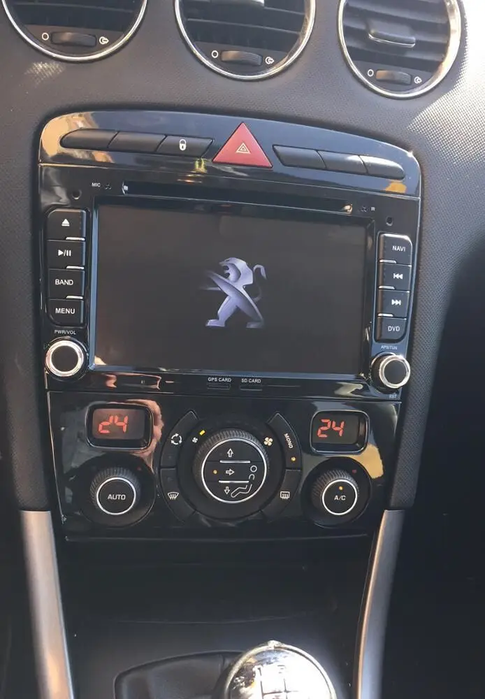 Clearance Grey Piano 2din Android 7.1 Multimedia Car DVD Navigation For Peugeot 408 308 308SW Auto radio Stereo head unit Wifi 4G SD Map 5