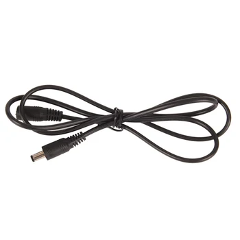 

1PC Professional Black 1M 3ft DC 12V Power Extension Cable Adapter Female To Male For CCTV Camera Home Security 5.5mm X 2.1mm