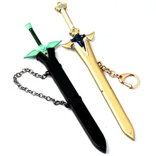 10 шт./партия 17 см аниме меч искусство онлайн косплей SAO брелок с мечами аниме подвески для оружия игрушка подарок