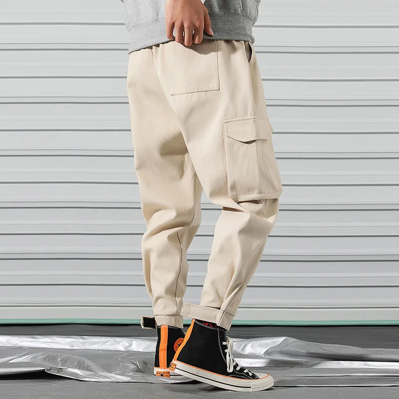 2019 new casual pants trend street multi-pocket men's brand men's running pants leggings pencil stretch pants men's pants 2019 new casual pants trend street multi-pocket men's brand men's running pants leggings pencil stretch pants men's pants