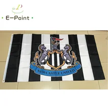 England EPL Newcastle United FC 3ft*5ft (90*150cm) Size Christmas Decorations for Home Flag Banner Gifts