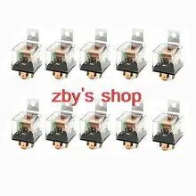 10 Шт. Автомобилей Реле 12 В 80 Amp 5 P SPDT 1НО 1NC Зеленая Лампа JD1914 Тип