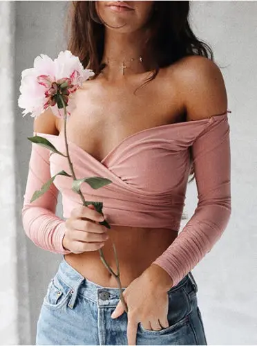 Fashion-Summer-Women-Casual-Tank-Tops-Vest-Blouse-Long-Sleeve-Crop-Tops-Shirt