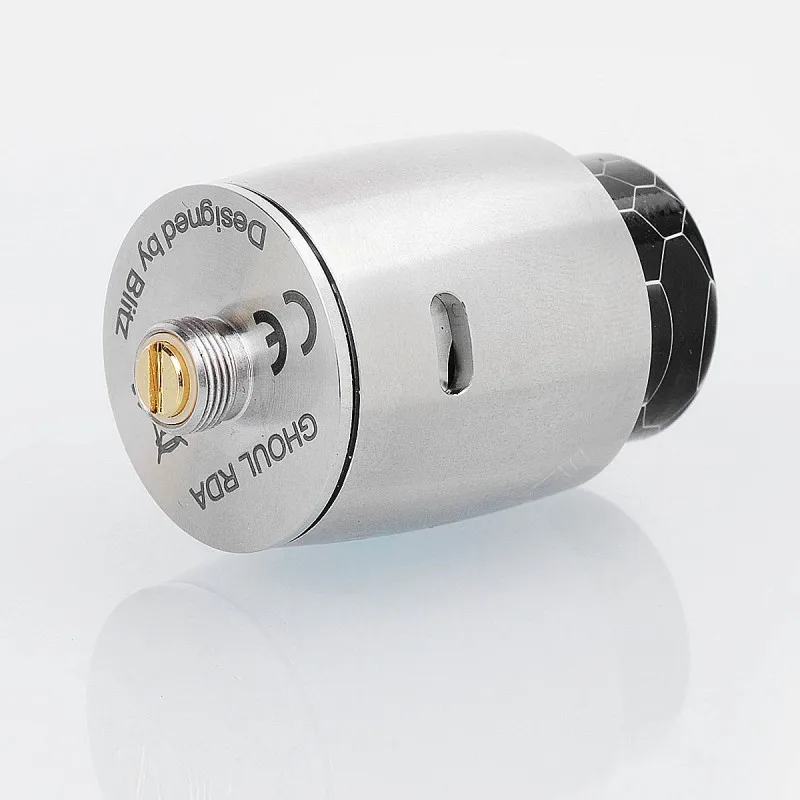 Original Blitz Ghoul BF RDA 22mm Rebuildable Dripping Atomizer Ceramic Clamp Single Coil for BF / Mechanical Mod