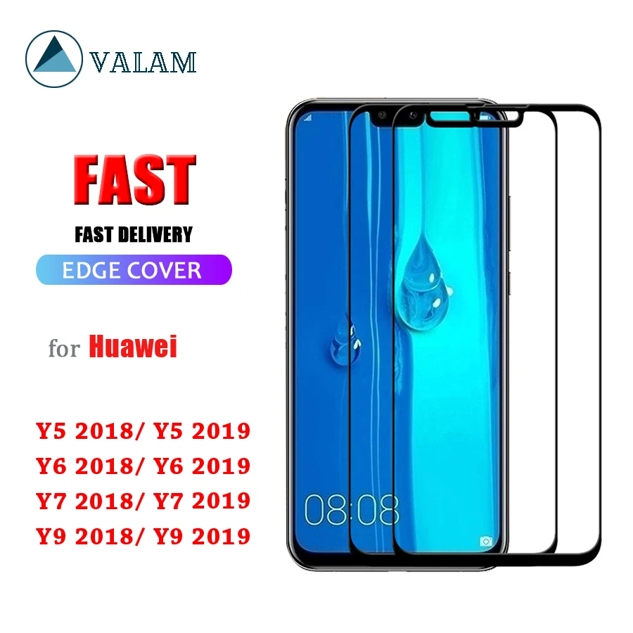 Tempered Glass Screen Protector For Huawei Y9 Y7 Y6 Y5 2019 Glass For Huawei Y9 Y7 Y6 Y5 2018 Prime 2018 9 Protection Glass afbeelding