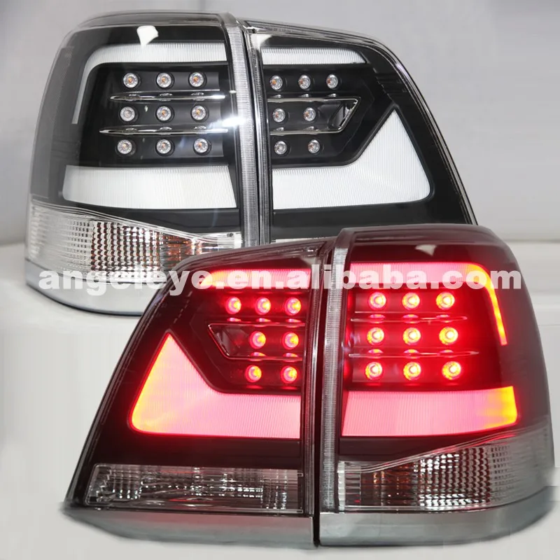 

Tail light For Toyota Land Cruiser FJ200 LC200 2008-2015 year LED Rear Lights Black Housing Clear Cover YZ