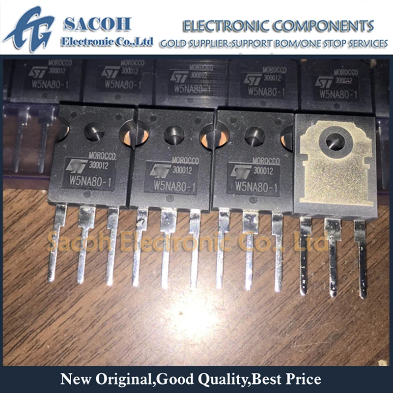Бесплатная доставка 10 шт. Φ или STW5NA80 W5NA80 TO-247 5A 800V N-ch Power MOSFET | Электроника