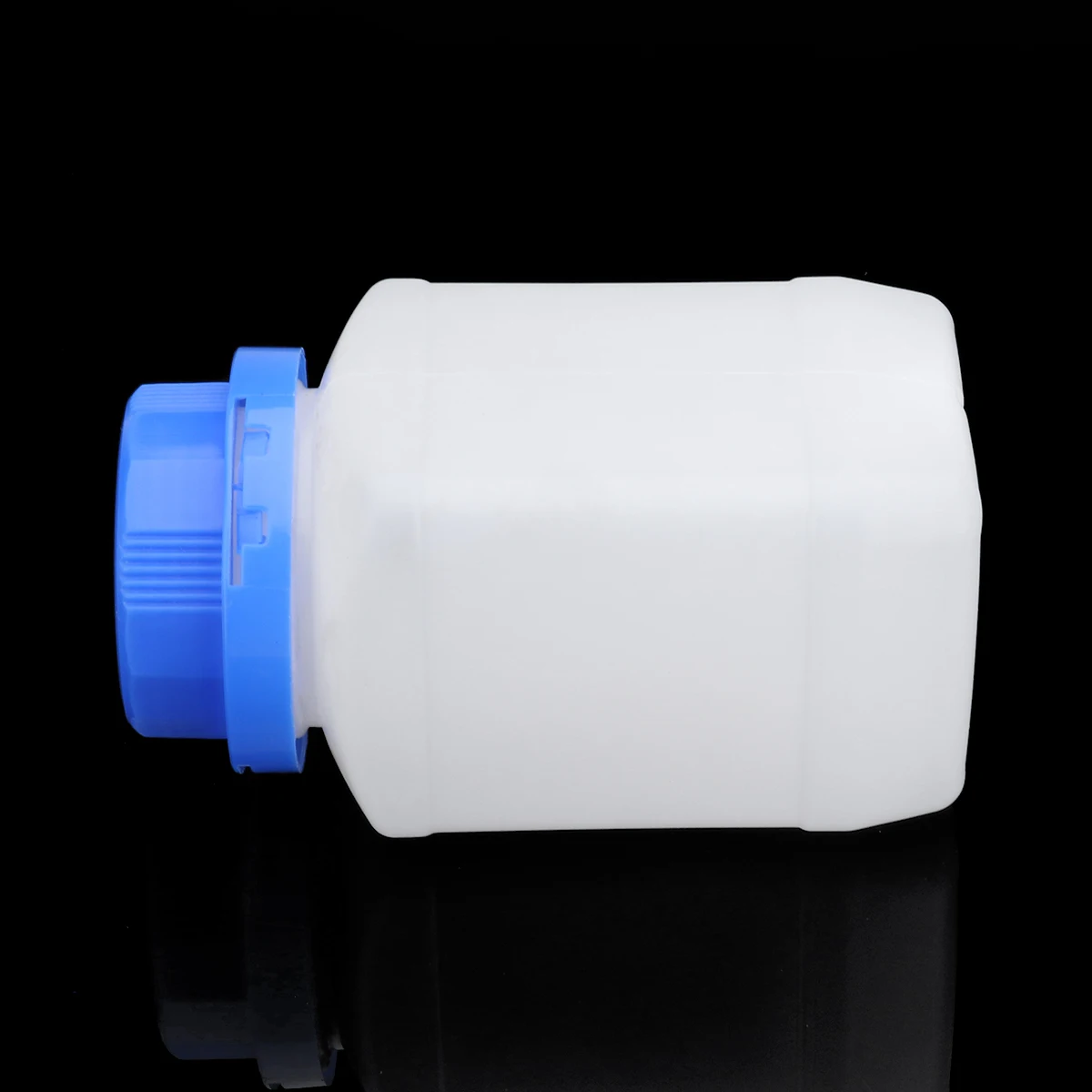 50/100/250/500 мл пластиковая квадратная бутылочка с широким горлом Бутылочки для реагентов синяя винтовая крышка для лабораторных экспериментов