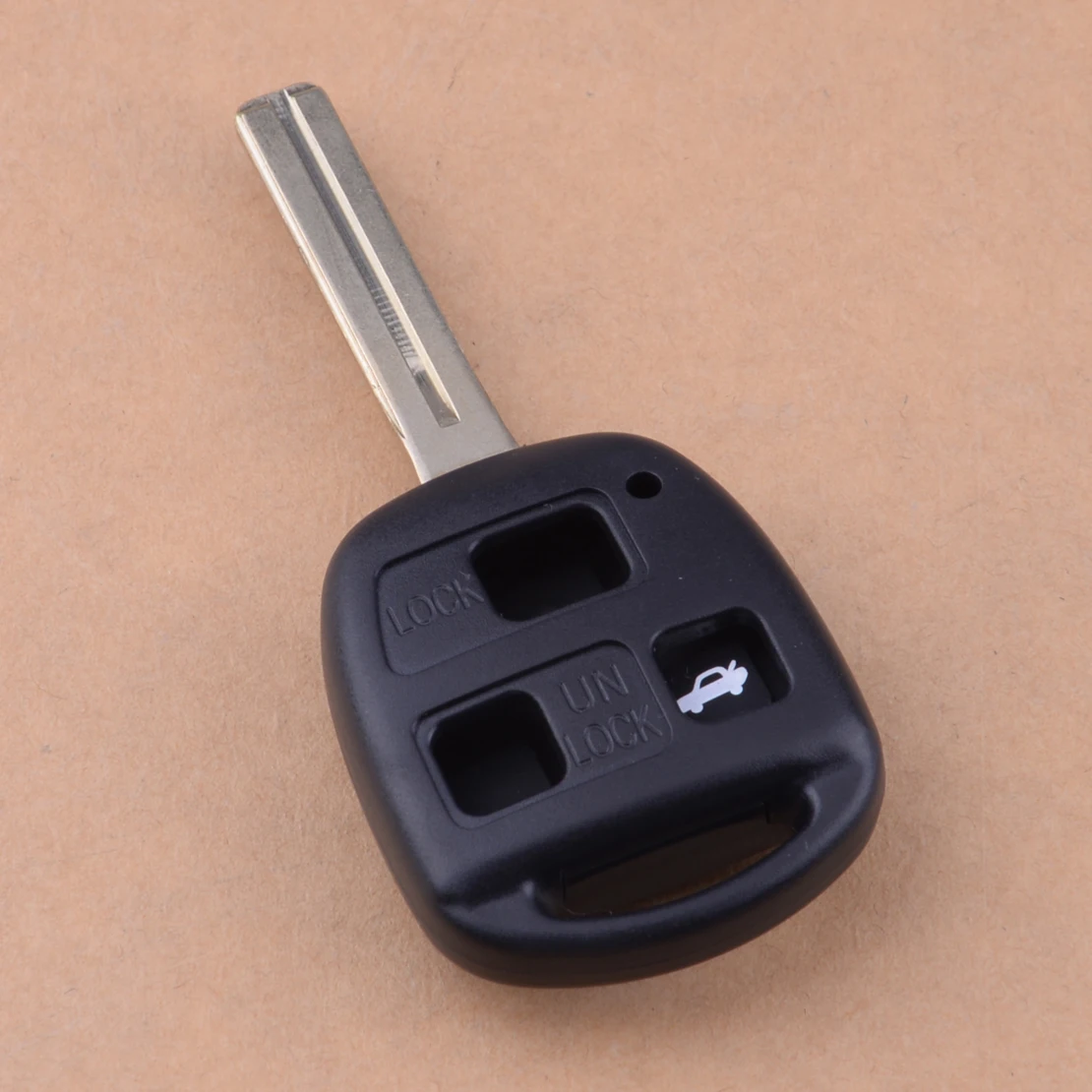 beler 3 Button Remote Key Case Shell Replacement Fob Fit for Lexus