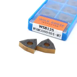 10 шт WS8125 WNMG080404 WNMG080408 MT карбида вставки резец для наружной обточки токарный резец инструмент ЧПУ Работа для Сталь режущие инструменты