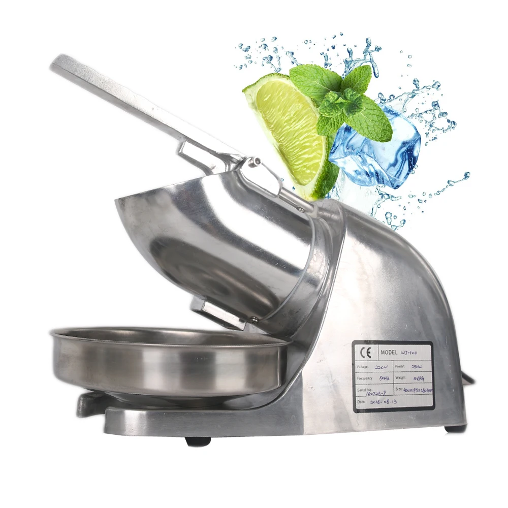 ITOP Ice Crusher Smoothie Maker Stainless Steel Electric Ice Shaver/Manual Ice Crusher Machine Cocktail Maker For Drink Bar