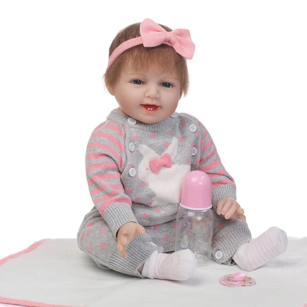 NPKCOLLECTION кольцо Реалистичного reborn baby doll из мягкой натуральной touch винилсиликоновых Рождественский подарок Красивая кукла для детского дня