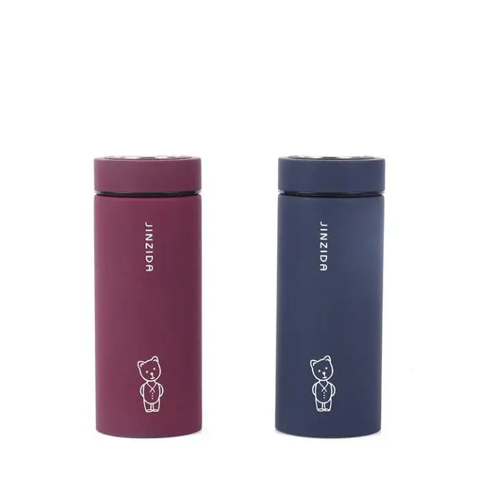 

304 stainless steel sport termos vacuum flasks thermoses frosted gift cups creative hot thermos water bottle