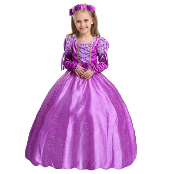 

Girls Disney Dress The Sophia Princess Dresses Christmas Evening Girl Costume flower girl party dress 3-8Y