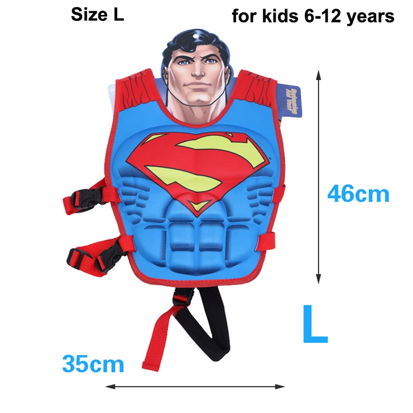 6-12Y Kids Non Inflatable Swim Vest Safety Baby Float Child Swim Trainer Boy Girl Assisted Swimwear Learning Swimming Equipment