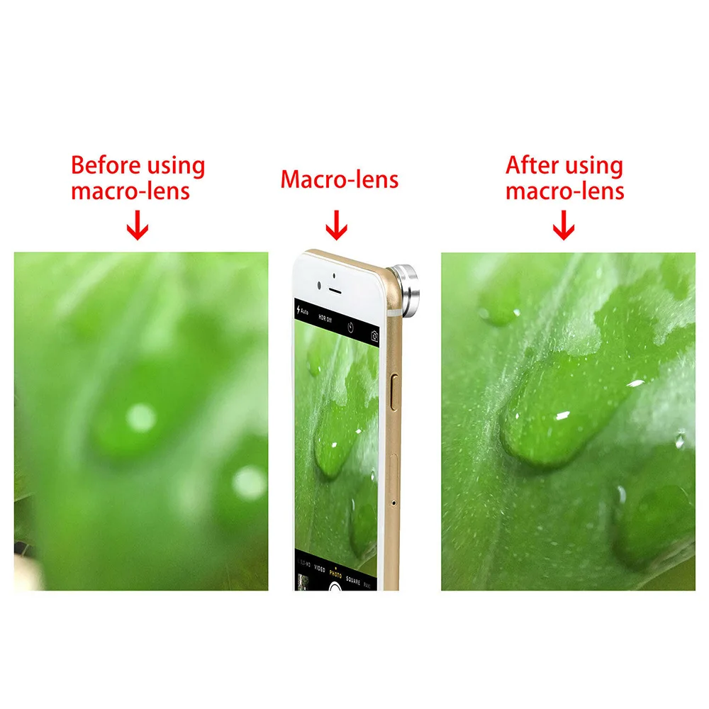 3 In 1 Fish Eye Wide Angle Macro phone lens 7