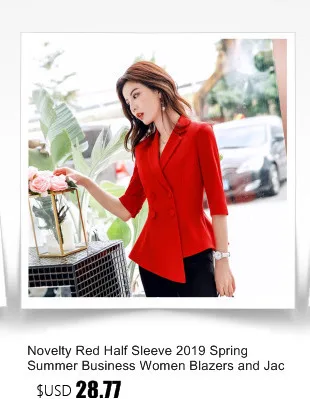 2019 весна лето формальный офисный женский стиль деловой женский пиджак и куртки пальто для женщин офисная Рабочая одежда блейзеры Топы