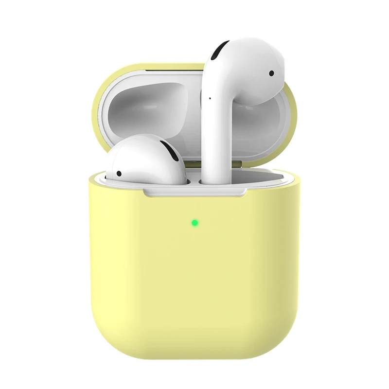 Кожухи головных телефонов для Airpods 2 защитный чехол беспроводной Bluetooth наушники чехол для Apple Airpods 2 прекрасная сумка для принадлежностей сумка - Цвет: 05