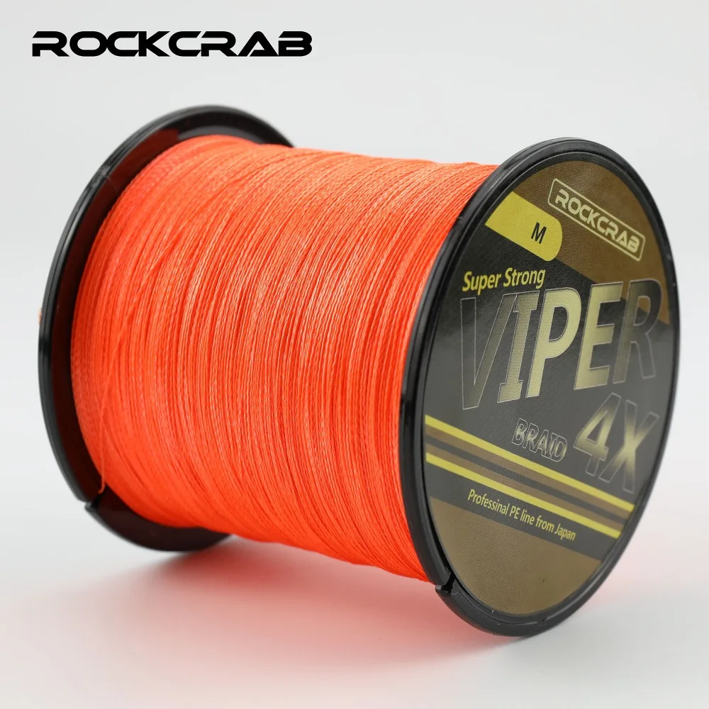 Rockcrab Brand Viper X4 Series 300m 330yards 4 Strands Pe Braided