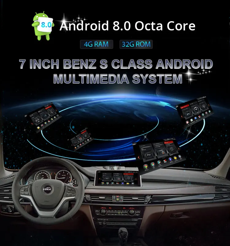 Sale 7 Inch Android 9.0 Octa Core Car Radio Stereo Systemr For Mercedes Benz S320 S350 S400 W220 W215 S Class GPS Multimedia Unit. 7