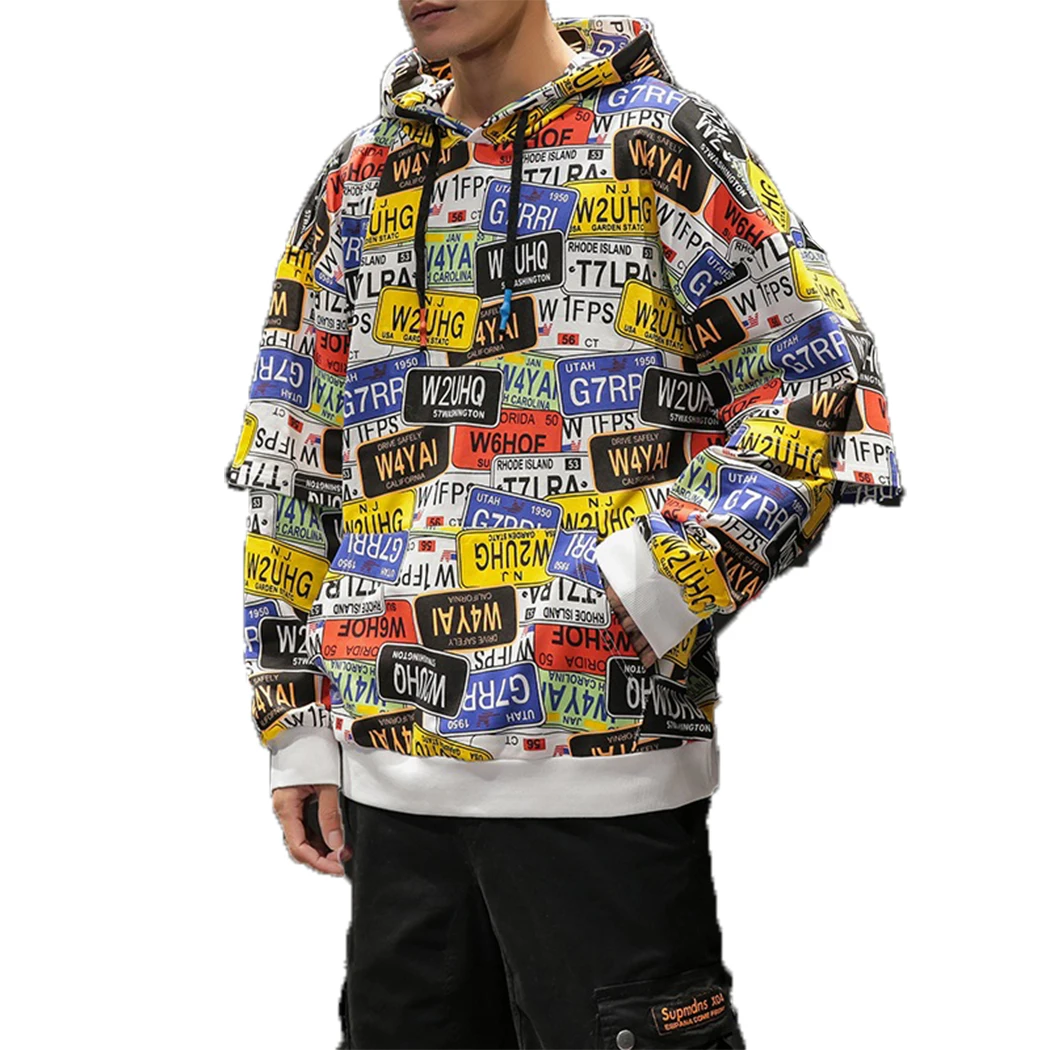 

Mens Hoodies And Sweatshirts Casual Fashion Hip Hop streetwear floral sweatshirts men polerones hombre spring M- 5XL harajuku