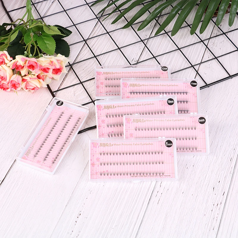 

Natural Tray False Eyelashes Makeup Individual Cluster Eye Lashes Professional Grafting Fake False Eyelashes