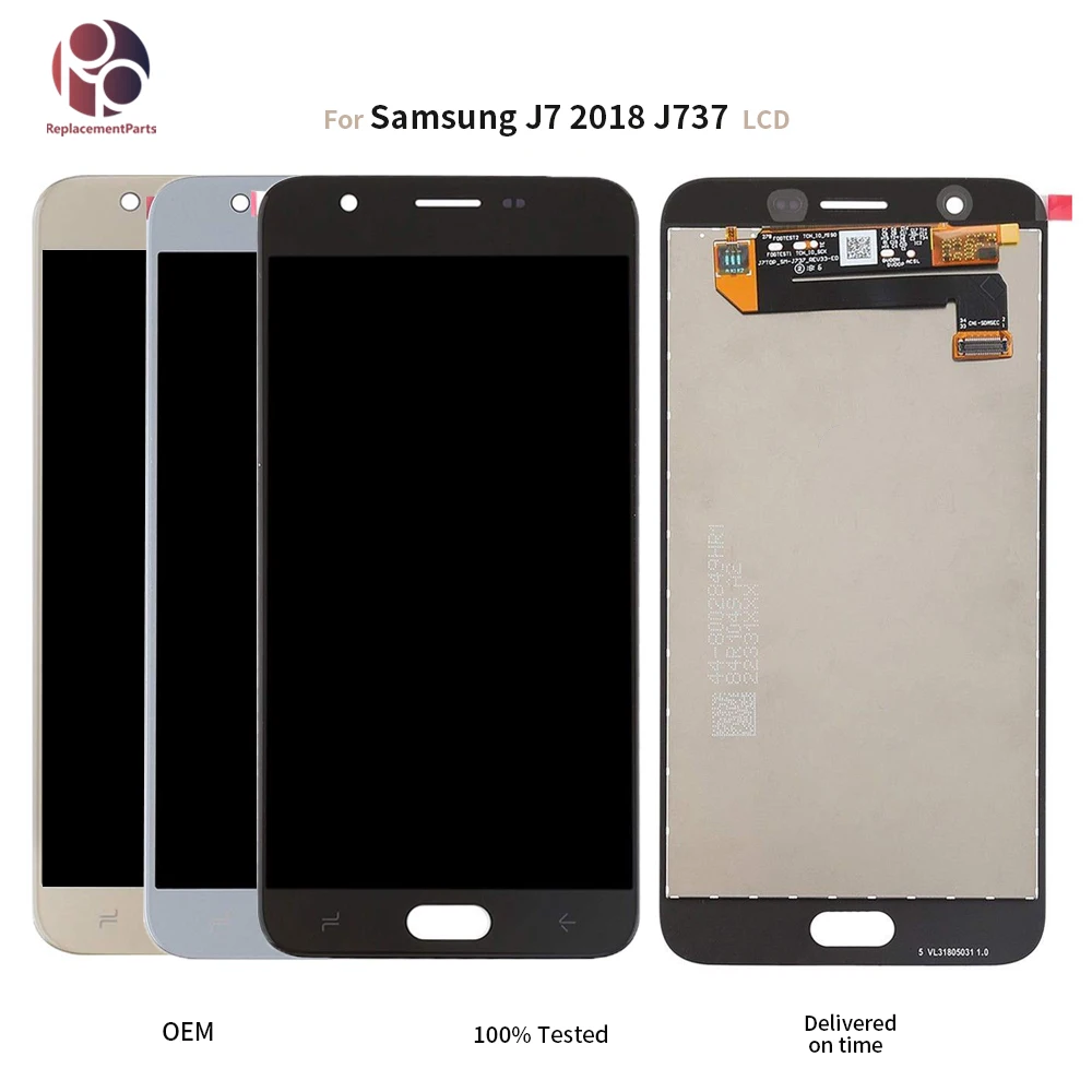 

OEM LCD For Samsung Galaxy J7 2018 J737 LCD Display Touch Screen Digitizer Assembly Repair Parts J737A J737P J737V J737T Display