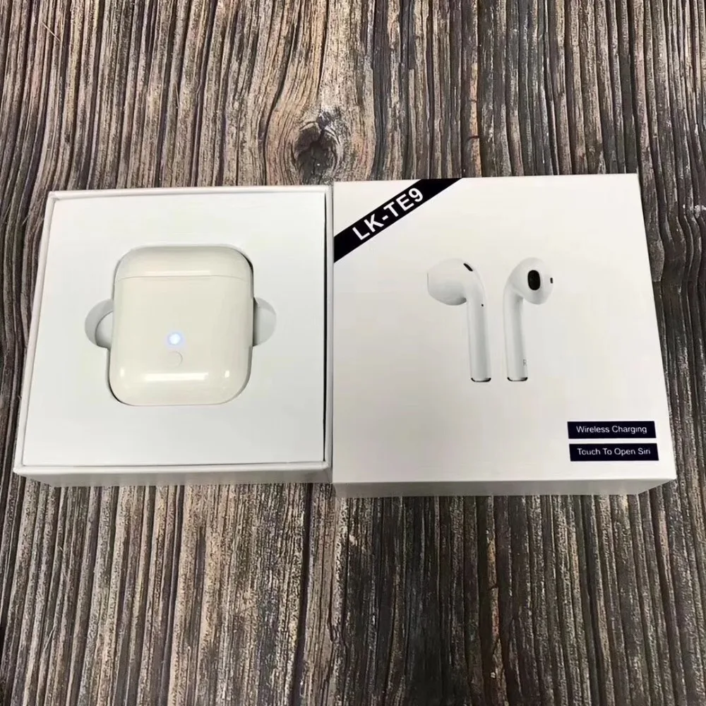 

LK-TE9 Twins Bluetooth 5.0 Earphone Wireless Earbuds Stereo Touch Control Binaural Calls Headphone LKTE9 Pk i10 xypods lkte8