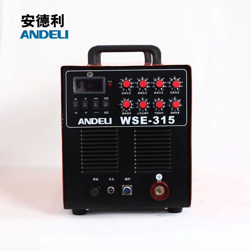 WSE 315 AC DC square wave pulse argon arc welding machine welding