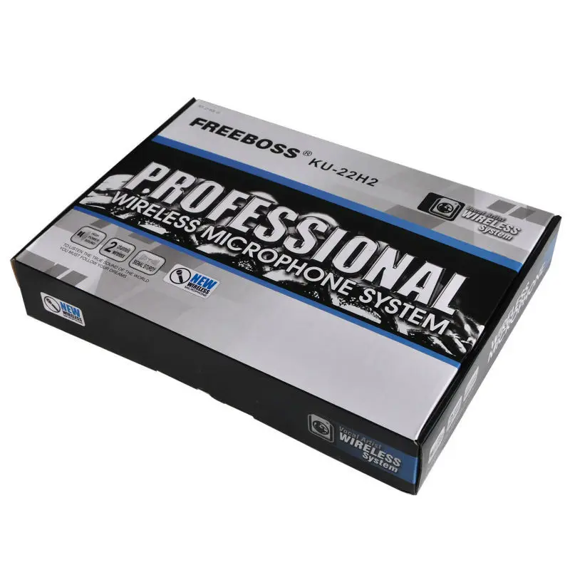 FREEBOSS KU 22H2 2 Bodypack передатчик отворота гарнитуры микрофон Dj Караоке церкви школы UHF