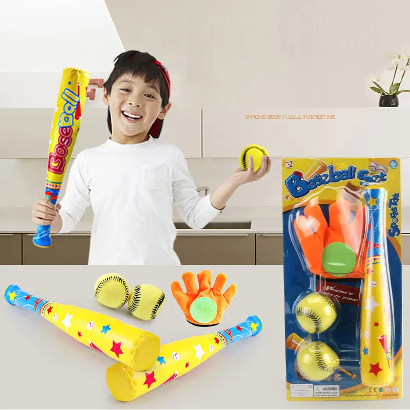 Hot High Quality Children's Baseball Set Eva Foam Soft Safety Sports Activities Toys For Boys