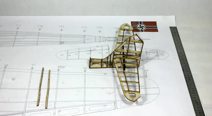 Игрушка самолет RC Набор DIY RC warbird BF109 ME-109 1400 мм размах крыльев