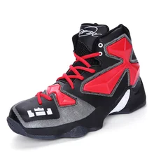 Мужская баскетбольная обувь высокого качества, кроссовки черного и белого цвета, ботинки размера плюс 36-45, кроссовки Lebron James, Zapatos De Baloncesto