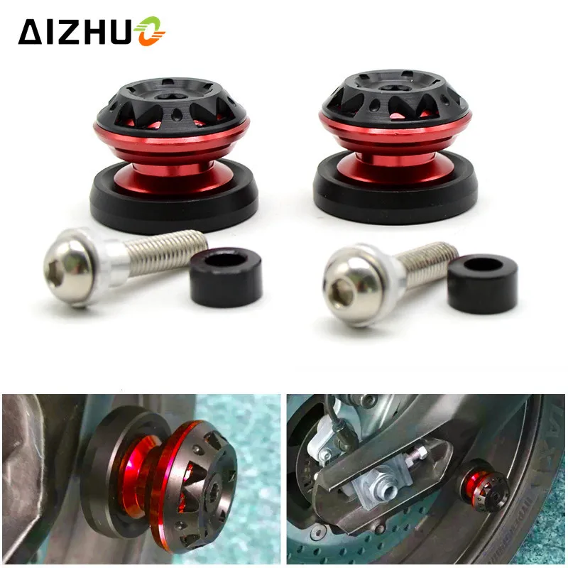 Motorcycle Swingarm Slider Spool Stand Screw 6mm 8mm 10mm FOR DUCATI M900 Monster 1200 M900 916 996 HYPERMOTARD 821 SP 939 SP