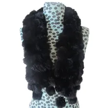 Женский зимний шарф, имитирующий кроличий мех, шарф, дамские повседневные меховые шарфы, меховой шар, вельветовый кролик, длинный стильный платок, femme hiver