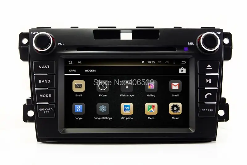 Cheap Android 8.0 Car DVD Player for Mazda CX7 CX-7 with GPS Navigation Bluetooth Radio TV USB SD Audio WIFI 1024*600 8Core CPU 4G+32G 0