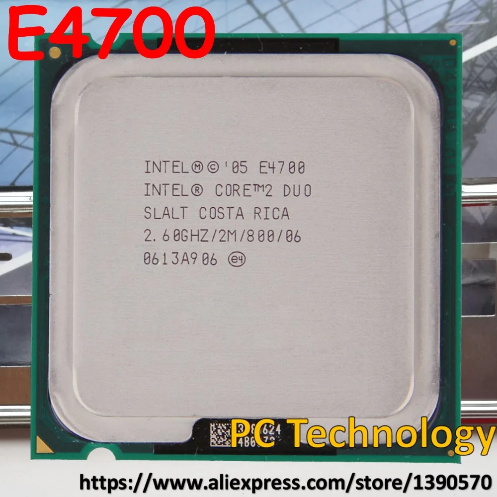 Intel Core 2 Duo E4700 SLALT 2.6GHz 2MB CPU Processor LGA775