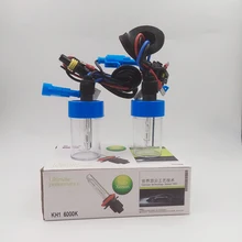 Автомобиль мигает 1 пара 12 В 55 Вт 35 Вт H1 ксеноновые лампы фар автомобиля один луч авто фары комплекты 3000 К 4300 К 6000 К 8000 К