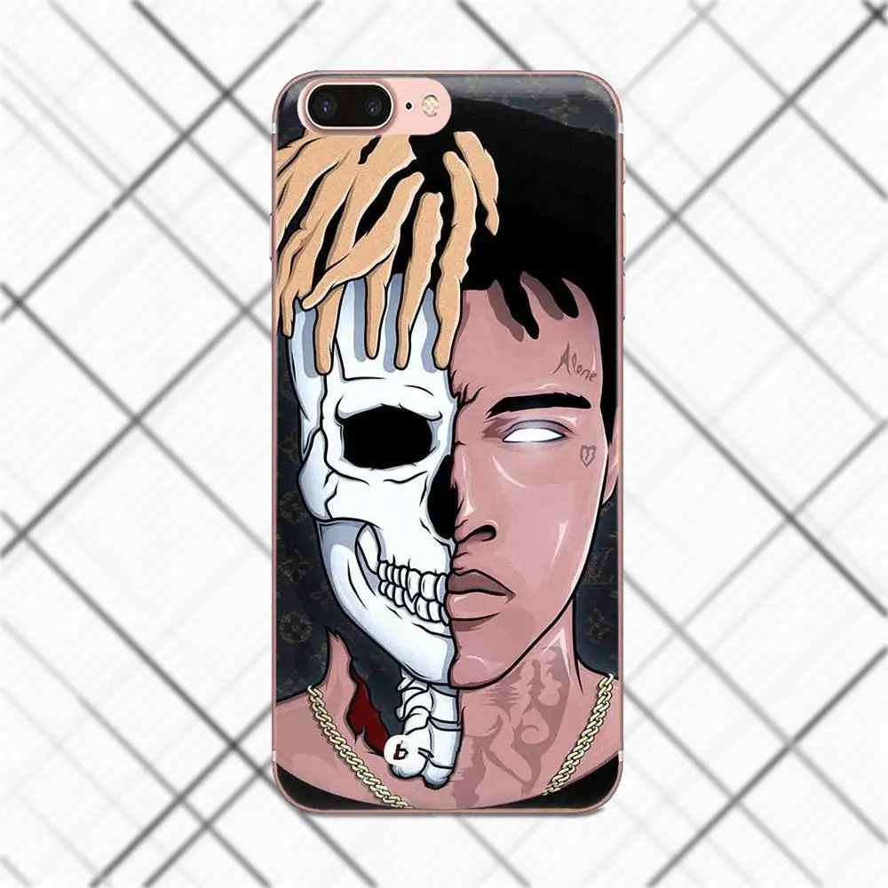 Tpwxnx Мягкие TPU Новое поступление 2017 года Xxxtentacion для Apple iPhone 4 4S 5 5C 5S SE 6 S 7 8 Plus