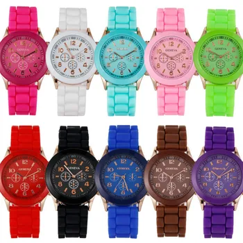

The Silicone Watch Colorful Jelly Student Leisure Watch Three Eyes Children Watch