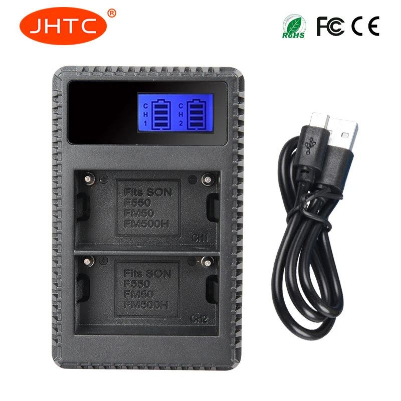 JHTC Зарядное устройство NP FM500H для Sony F550 F750 F950 FM50 QM71 Usb зарядное liion батареи F550|camera