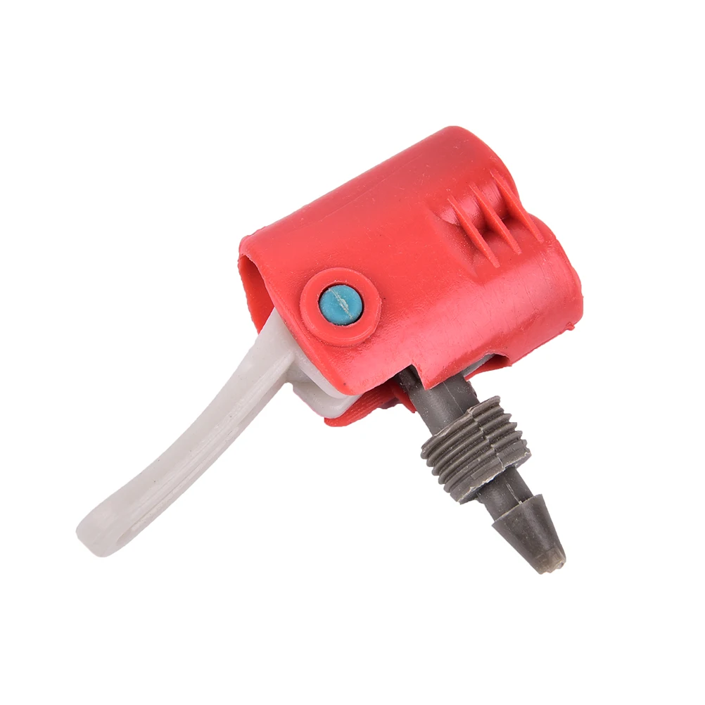 New 1pcs Red Bicycle Bike Cycling Pump Integrated Air Nozzle Conversion