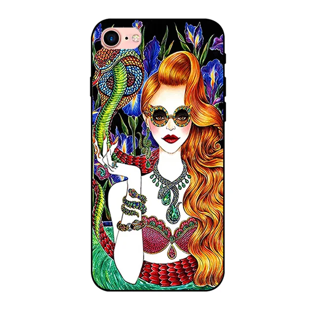 for iPhone 6/6S Plus Wallpapers Phone Case for iPhone X 10 Silicone