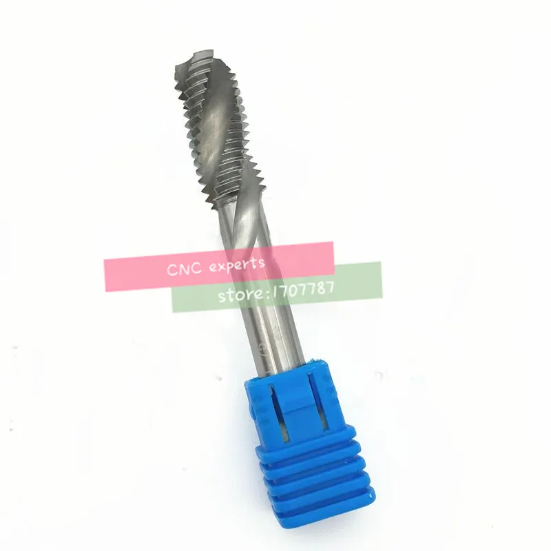 Buy M5*0.8mm 1pcs Solid carbide spiral Tap CNC Solid carbide tools tool Free