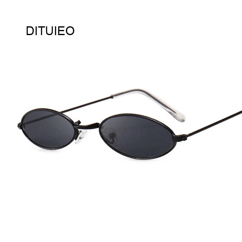 Gafas de ovaladas para lentes de femeninas de marca de lujo, montura de Metal con rayos redondos, gafas pequeñas de color negro baratas - AliExpress Accesorios para la