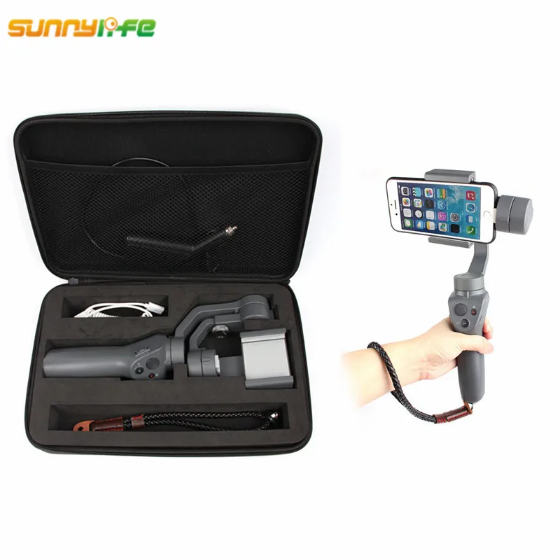 Sunnylife DJI OSMO мобильный Gimbal переносная сумка для хранения сумки ручной Чехол чемодан водостойкий ящик для переноски DJI OSMO Mobile 2