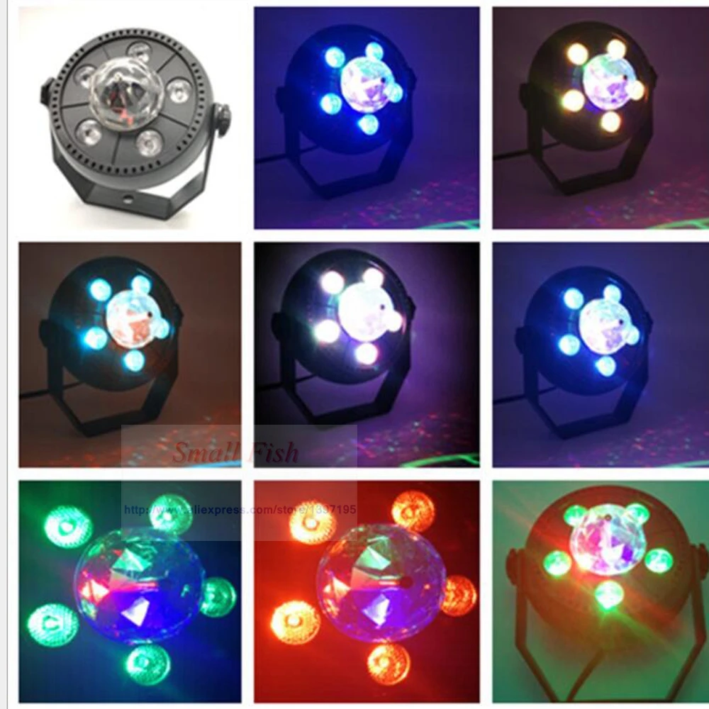 10 шт./лот светодиоды RGB премиум класса сценическое управление звуком LED
