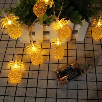 

1m 10leds 2m 20leds Pineapple Shape LED String Lights Battery operated Christmas String Lights Night Light for Festival Party